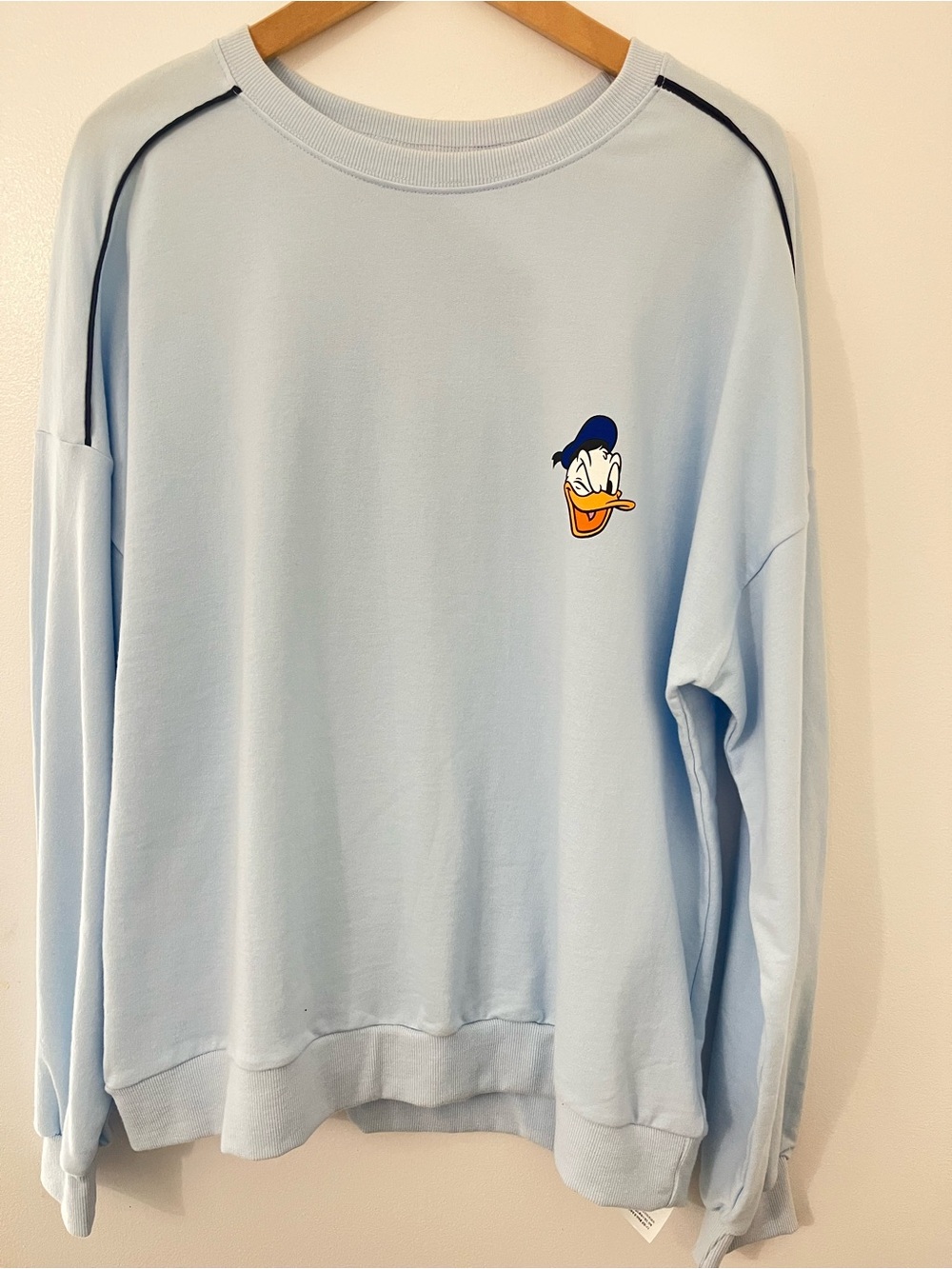 [NWT] Disney Korea Donald Duck Sweatshirt Crewneck Pullover